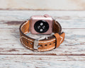 Handmade Genuine Leather Apple Watch Band Series 11/10/9/8/7/6/5/4/ SE / Ultra 1/2/3 by Arleathercraft