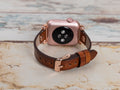Genuine Leather Apple Watch Band Series 11/10/9/8/7/6/5/4/ SE / Ultra 1/2/3 by Arleathercraft