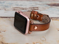 Genuine Leather Apple Watch Band Series 11/10/9/8/7/6/5/4/ SE / Ultra 1/2/3 by Arleathercraft