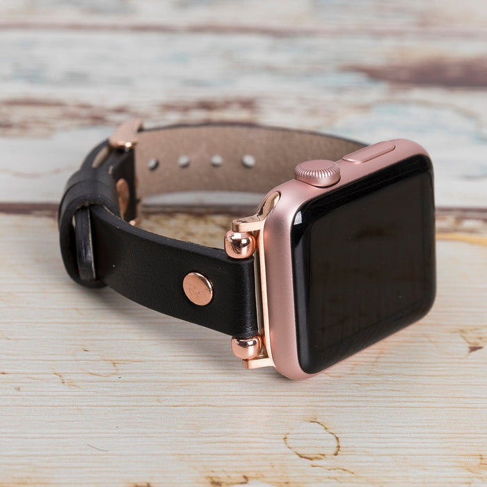 Genuine Leather Apple Watch Band Series 11/10/9/8/7/6/5/4/ SE / Ultra 1/2/3 by Arleathercraft