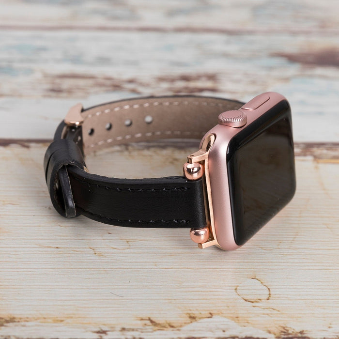 Genuine Leather Apple Watch Band Series 11/10/9/8/7/6/5/4/ SE / Ultra 1/2/3 by Arleathercraft