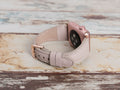 Beige Leather Apple Watch Band Series 11/10/9/8/7/6/5/4/ SE / Ultra 1/2/3 by Arleathercraft
