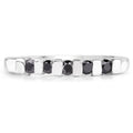 0.50 Carat Genuine Black Diamond .925 Sterling Silver Ring by Bids.com