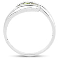0.56 Carat Genuine Peridot .925 Sterling Silver Ring by Bids.com