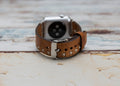 Handmade Genuine Leather Apple Watch Band Series 11/10/9/8/7/6/5/4/ SE / Ultra 1/2/3 by Arleathercraft
