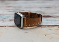Handmade Genuine Leather Apple Watch Band Series 11/10/9/8/7/6/5/4/ SE / Ultra 1/2/3 by Arleathercraft