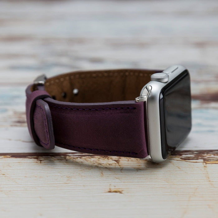 Genuine Leather Apple Watch Band Series 11/10/9/8/7/6/5/4/ SE / Ultra 1/2/3 by Arleathercraft