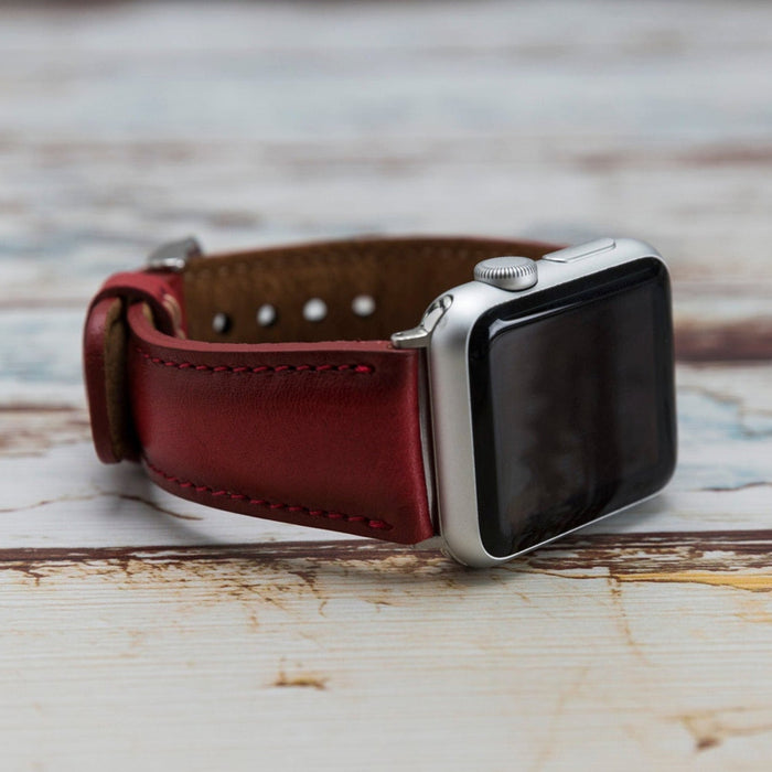 Genuine Leather Apple Watch Band Series 11/10/9/8/7/6/5/4/ SE / Ultra 1/2/3 by Arleathercraft