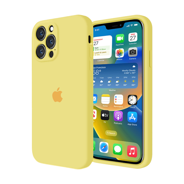 iPhone Camera Protection Silicone Case (Yellow) by Vogueen