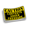 Contents Under Pressure Hard Hat Decal