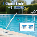7-Piece Set: Detachable Cleaning Brush with 7 Sponges for Bathtub, Tile, Floor & Window by DailySale