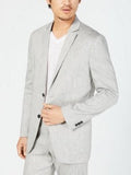 Alfani Mens Herringbone Stretch Linen Blazer, Size XL by Vanessa Jane