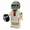 #6 QB Tampa Bay Football Player Minifig made using LEGO parts - B3 Customs by B3 Customs