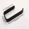 2-Pack: No-Drill Self-Adhesive Toilet Paper Holder – Black & White by DailySale