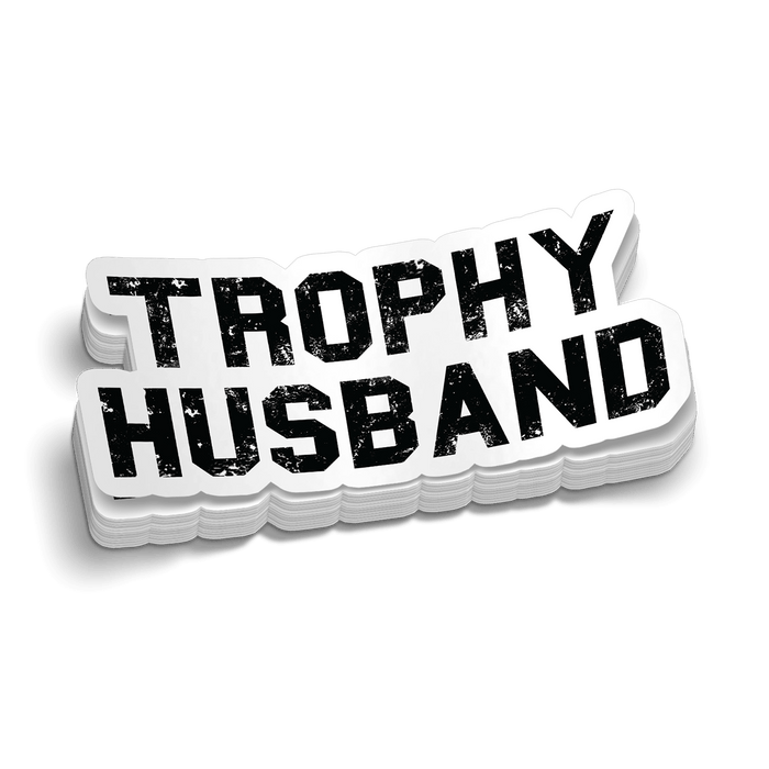 Trophy Husband Hard Hat Decal by Armed American Supply
