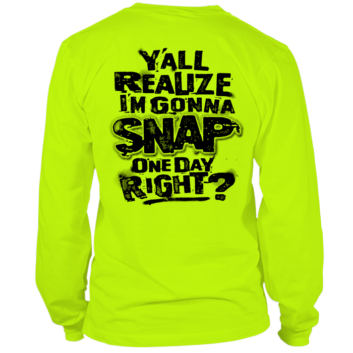 Snap - Long Sleeve Hi-Vis T-Shirt by Armed American Supply