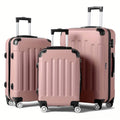 3-Piece Hard Shell Luggage Set with TSA Lock – 20/24/28 Inch 360° Spinner Wheels by DailySale