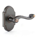 Emtek Keyed Privacy Lockset with No. 8 Rosette and Rope Lever by Vanessa Jane