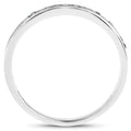 0.20 Carat Genuine Blue Diamond .925 Sterling Silver Ring by Bids.com
