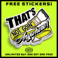 Not Goin' Anywhere - Hard Hat Decal by Armed American Supply