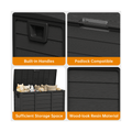 75-Gallon Outdoor Storage Box with Handles – Black by DailySale