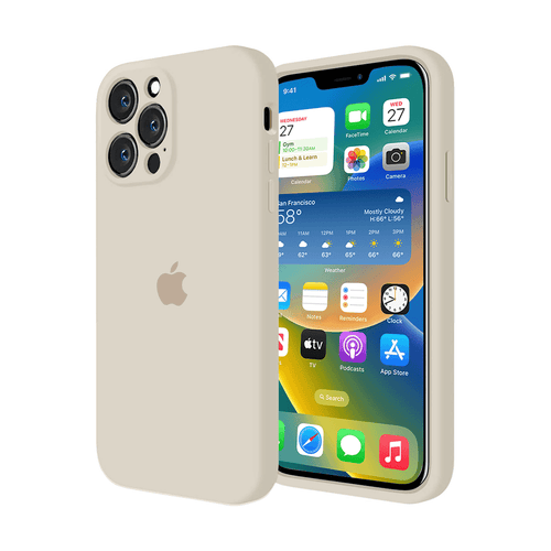 iPhone Camera Protection Silicone Case (Antique White) by Vogueen