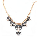 GUESS Statement Necklace with Lucite Drops by Vanessa Jane