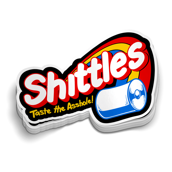 Shittles Hard Hat Decal by Armed American Supply