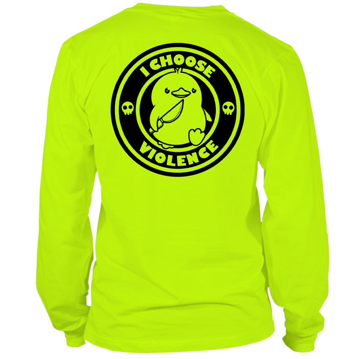 Violence - Long Sleeve Hi-Vis T-Shirt by Armed American Supply