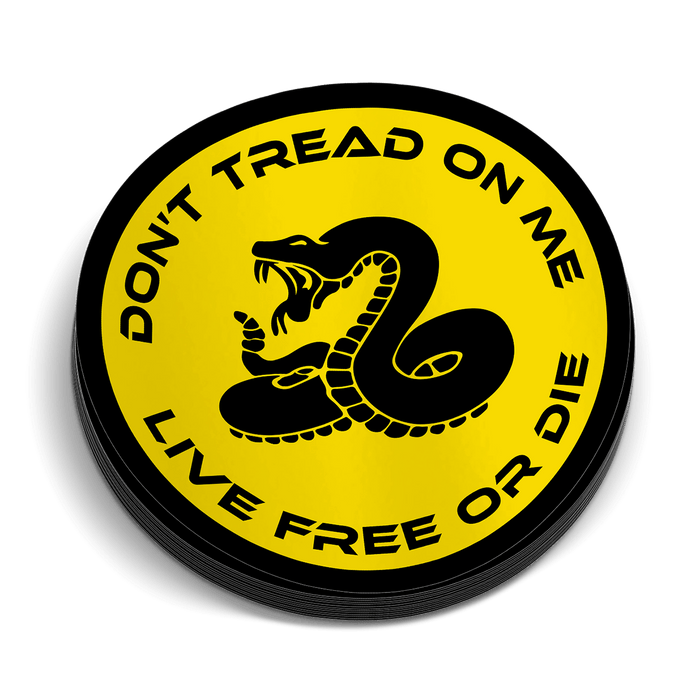 DTOM Live Free Hard Hat Decal by Armed American Supply