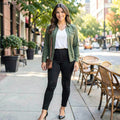 Celebrity Pink Pull-on Black Skinny Pants-Size XL by Vanessa Jane