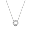 10k Gold Whirl Diamond Necklace