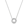 10k Gold Whirl Diamond Necklace by Fine Color Jewels