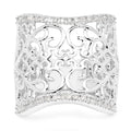 0.25 Carat Genuine White Diamond .925 Sterling Silver Ring by Bids.com