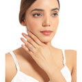 14K Rose Gold Plated 3.30 Carat Genuine Morganite .925 Sterling Silver Ring by Bids.com
