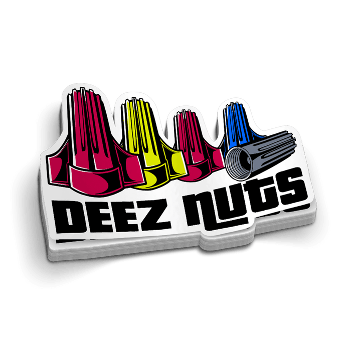 Deez Nuts Hard Hat Decal by Armed American Supply