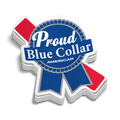 Proud Blue Collar Hard Hat Decal by Armed American Supply