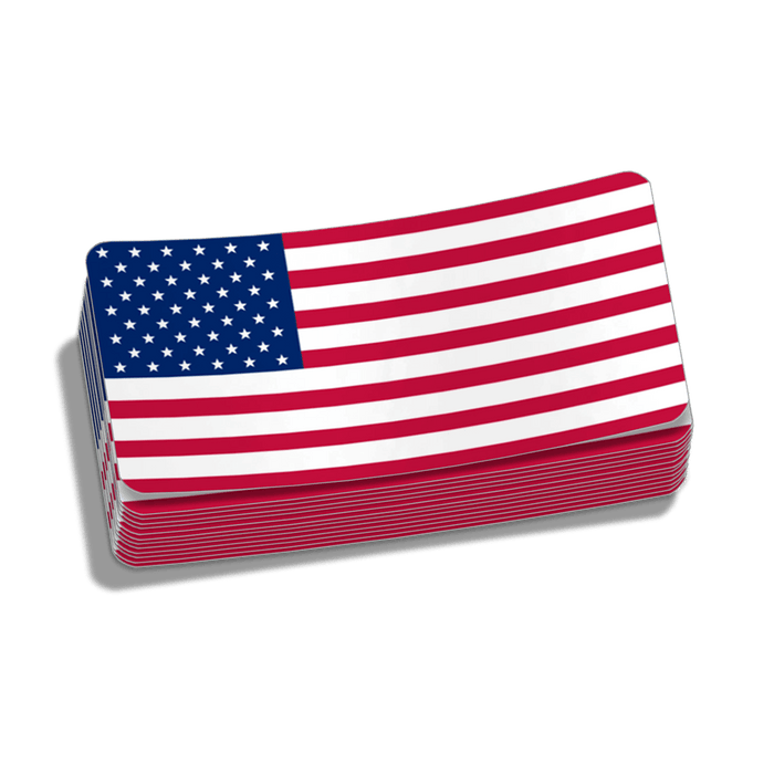 Old Glory Hard Hat Decal by Armed American Supply