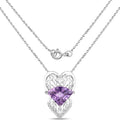 5.80 Carat Genuine Amethyst .925 Sterling Silver Pendant by Bids.com