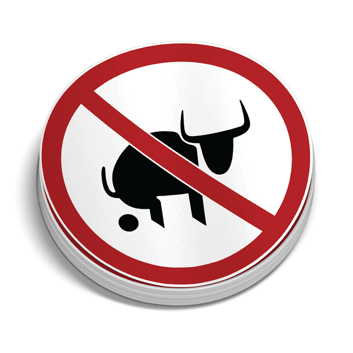 No Bull Hard Hat Decal by Armed American Supply
