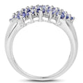 2.03 Carat Genuine Tanzanite .925 Sterling Silver Ring by Bids.com