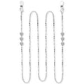 And Now This Mariner Link Heart 25Inches Glasses Chain in Silver by Vanessa Jane