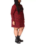 Michael Michael Kors Plus Size Printed Hoodie Dress by Vanessa Jane