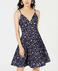 Sequin Hearts Juniors Lace Fit & Flare Dress, Size 0 by Vanessa Jane