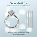 4-Piece Set: Invisible Silicone Ring Size Adjusters – Unisex, Flexible, Minimalist by DailySale