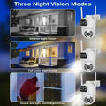 8MP Dual Lens WiFi PTZ Security Camera – Night Vision & Two-Way Audio by DailySale
