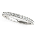 14k White Gold Pave Set Diamond Wedding Ring (1/4 cttw) by Bids.com