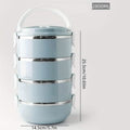 Stainless Steel Insulated Bento Lunch Box – 2/3/4 Layer by DailySale