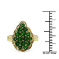 1.71 Carat Genuine Chrome Diopside .925 Sterling Silver Ring by Bids.com