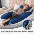 U-Shaped Maternity Pillow – Full Body Support by DailySale